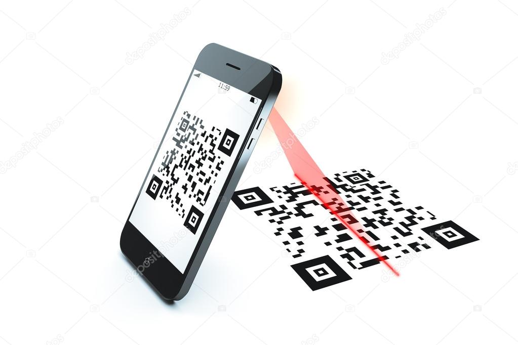 Qr code scan — Stock Photo © magann #21823057