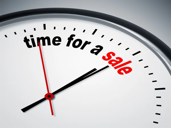 Time for a sale — Stock Photo, Image