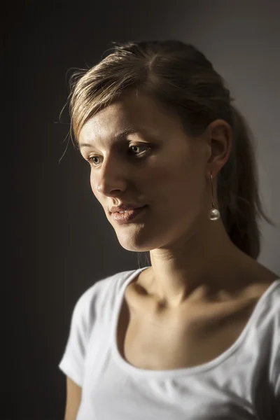 Yoga vrouw — Stockfoto