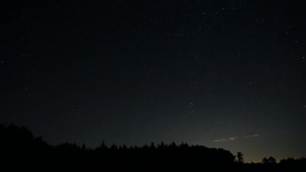 Estrellas moviendo lapso de tiempo — Vídeos de Stock