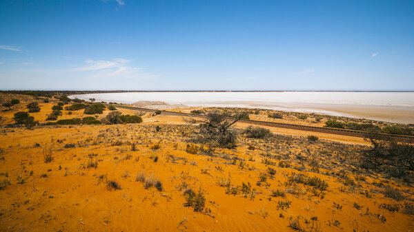 dry lake Australia
