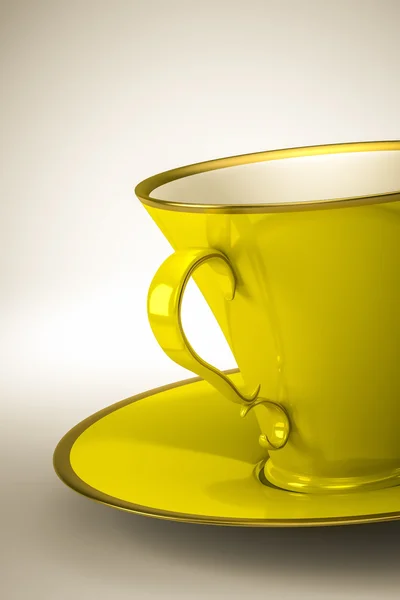 Yellow cup — Stock Photo, Image