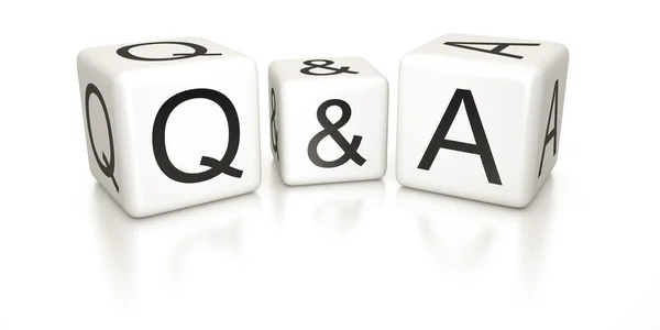 Questions and answers — Stock Photo, Image