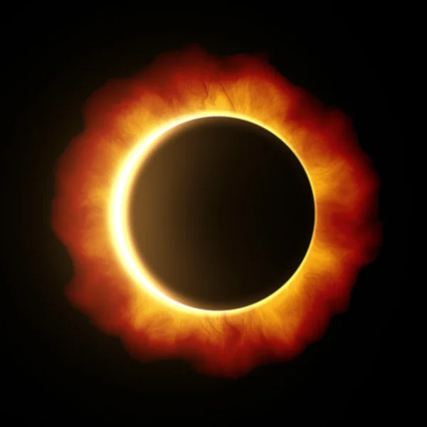 Sun eclipse — Stockfoto