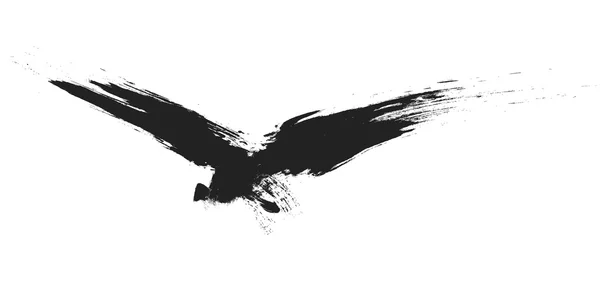 Grunge-Vogel — Stockvektor