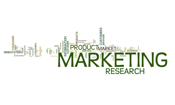 Marketing nuvem de texto —  Vetores de Stock