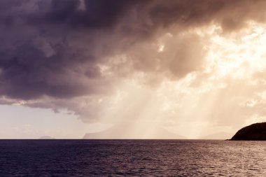 günbatımı okyanus