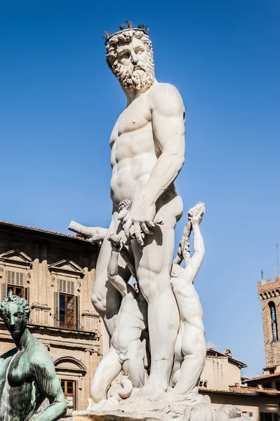 Neptune sculpture — Stock Photo, Image