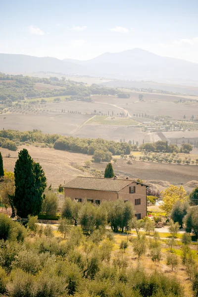 Τοπίο Pienza — Φωτογραφία Αρχείου