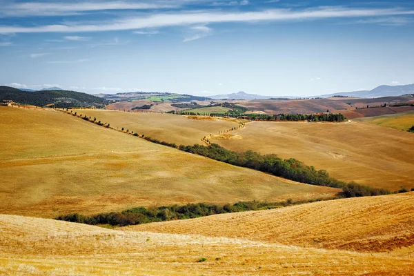 Ландшафт Тосканы в Италии — стоковое фото