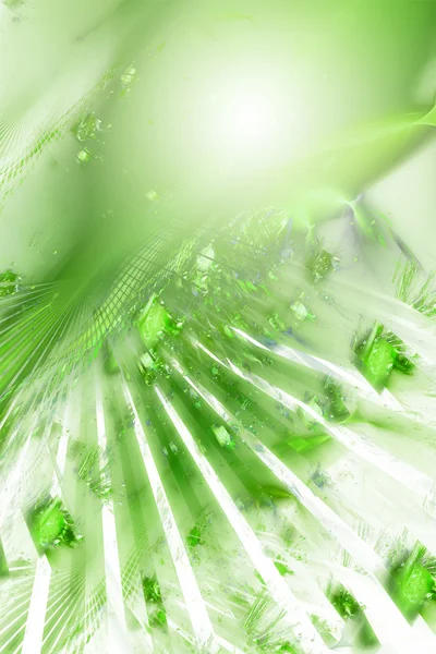 Green abstract graphic — Stock Photo, Image