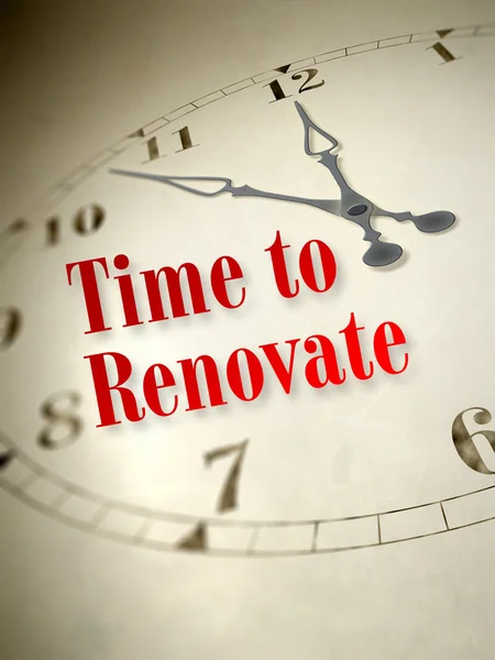 Time to renovate — Stock Photo, Image