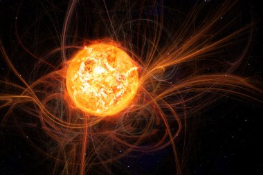 sun in space clipart
