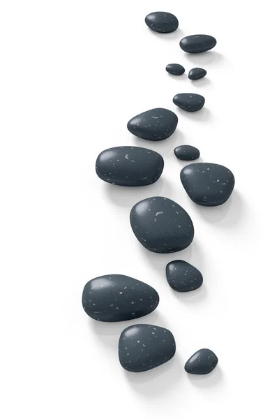 Kamienie krok — Zdjęcie stockowe