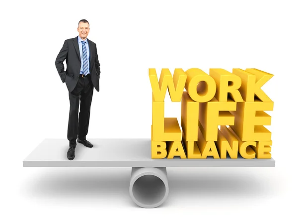 직업 생활의 균형 — 스톡 사진