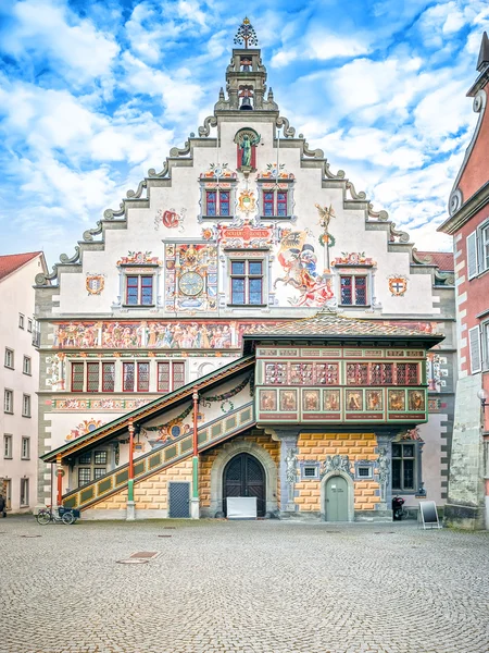 Town hall lindau Duitsland — Stockfoto