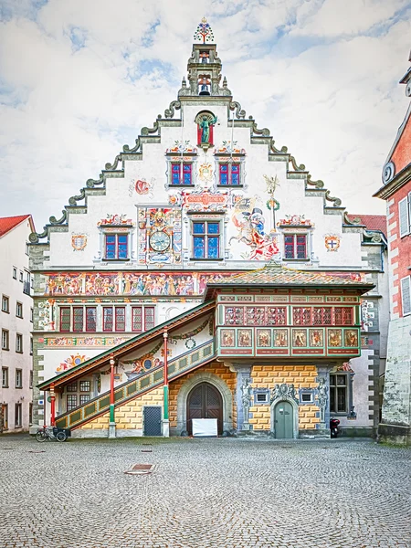 Town hall lindau Duitsland — Stockfoto