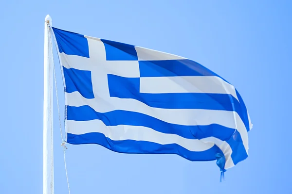 Bandera griega — Foto de Stock