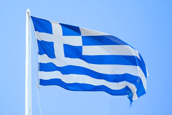 Greek flag — Stock Photo, Image