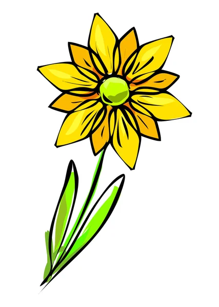 Yellow flower — Stock Photo, Image