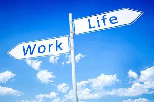 Praca - życie — Zdjęcie stockowe