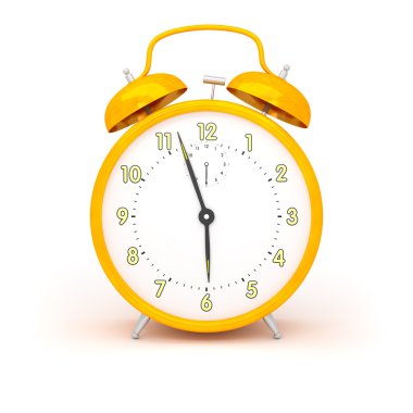 Turuncu alarm clock