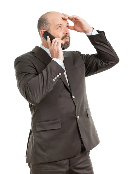 Homem de negócios Telefone — Fotografia de Stock