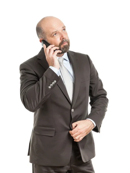 Business man phone — Stock Photo, Image