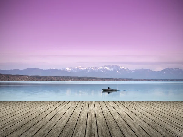 Wooden jetty — Stock Photo, Image