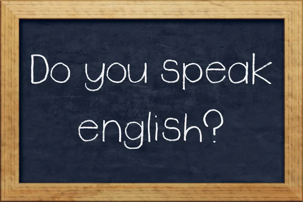 Вы говорите по-английски?? — стоковое фото