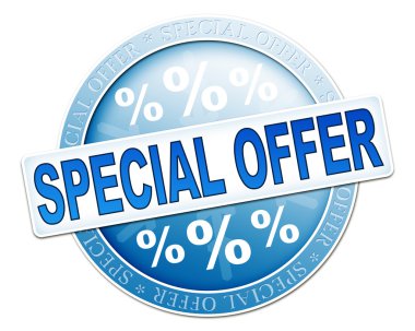 özel indirim işareti