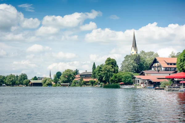 Schliersee v Bavorsku, Německo — Stock fotografie