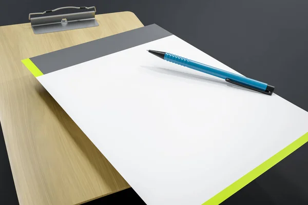 Бумажный Фон Ручкой Иллюстрация — стоковое фото