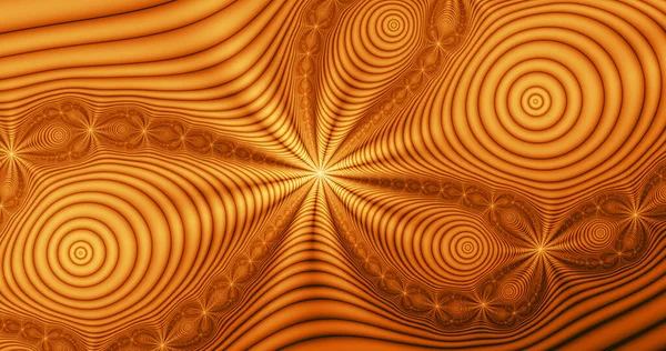 Иллюстрация Оранжевого Мандельброта Фрактальная Фоновая Графика — стоковое фото