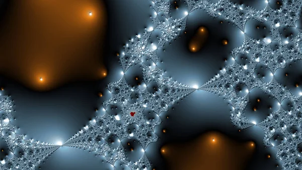 Illustration Vacker Mandelbrot Set Fraktal Bakgrund — Stockfoto