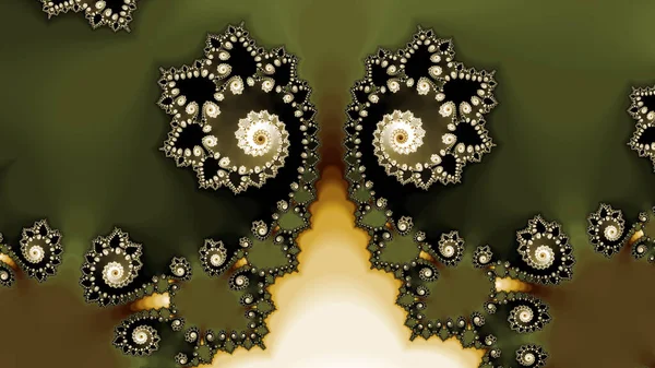 Una Ilustración Hermoso Conjunto Mandelbrot Fondo Fractal —  Fotos de Stock