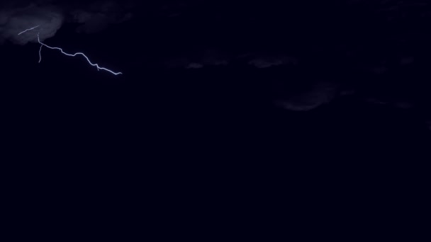 Lightning Thunder Ocean Slow Motion Animation — 비디오