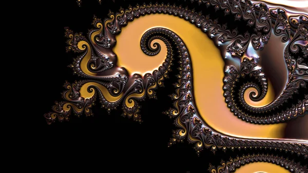 Illustration Beautiful Fractal Design Artwork Background — стоковое фото