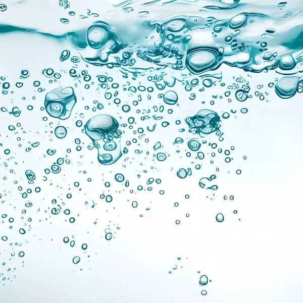 Een Beeld Van Een Mooie Water Luchtbellen Achtergrond — Stockfoto