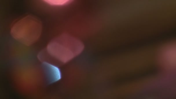 散焦的灯 — 图库视频影像