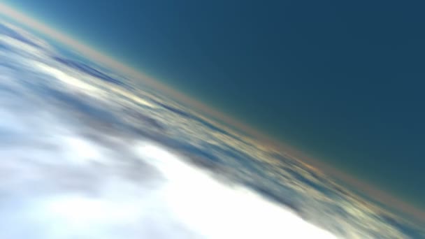 Earth atmosphere (seamless loop) — Stock Video