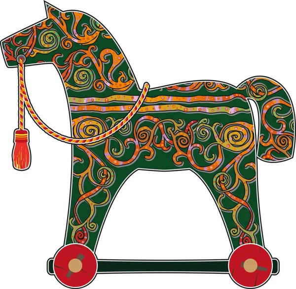 Speelgoed pony — Stockvector