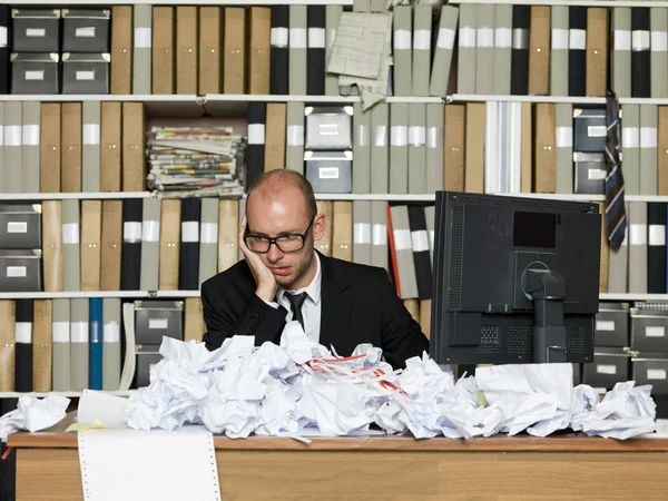 Moe zakenman — Stockfoto