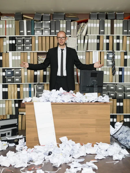 Alimentar a hombre de negocios — Foto de Stock