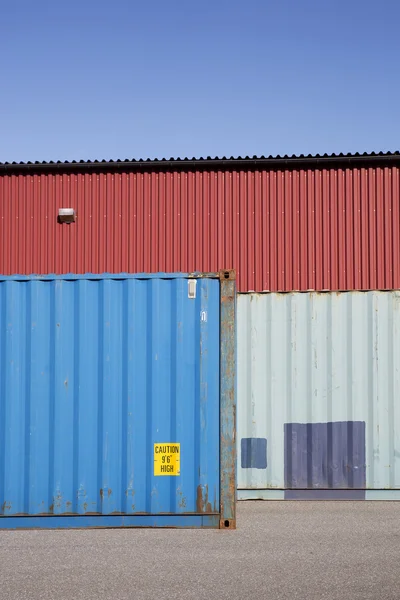 Cargo containers — Stockfoto