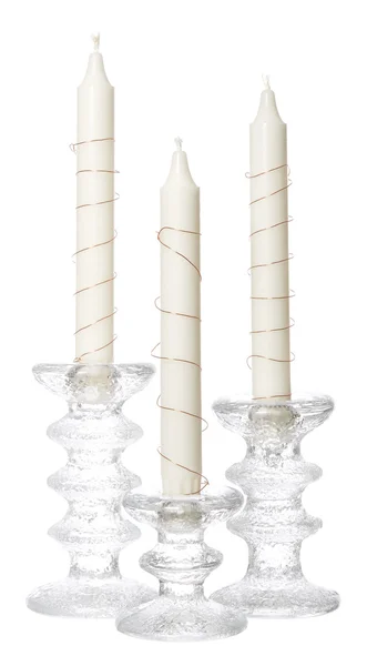 三个蜡烛 — 图库照片