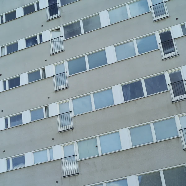 Edificio gris — Foto de Stock