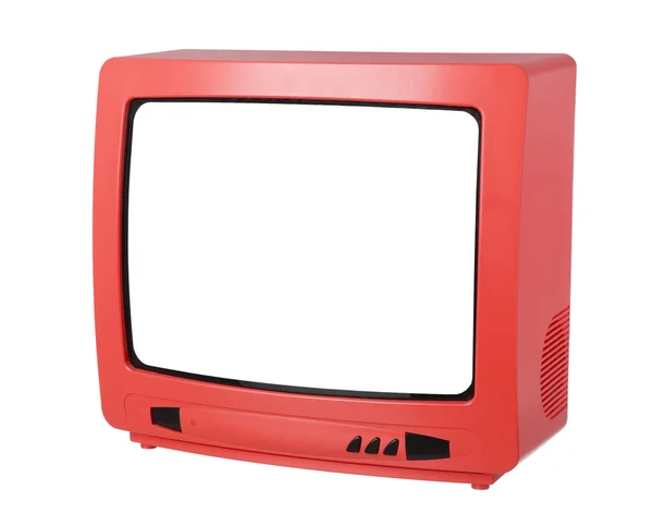 Tv vermelho — Fotografia de Stock