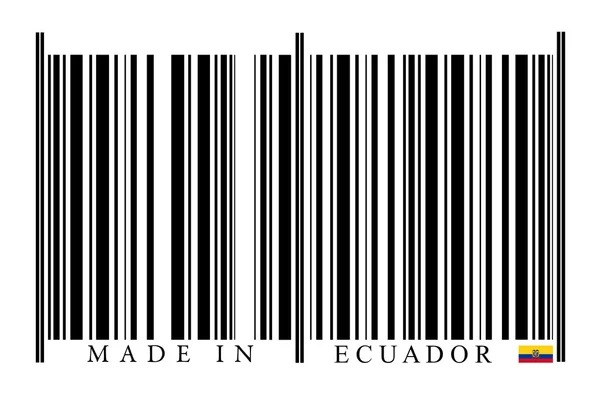 Ecuador-barcode — Stockfoto