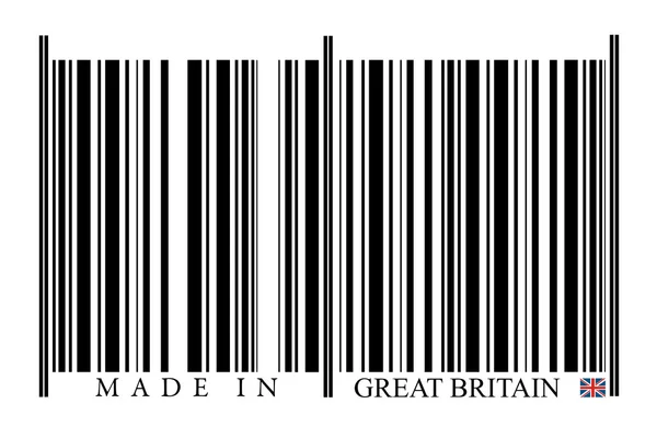 Groot-Brittannië barcode — Stockfoto